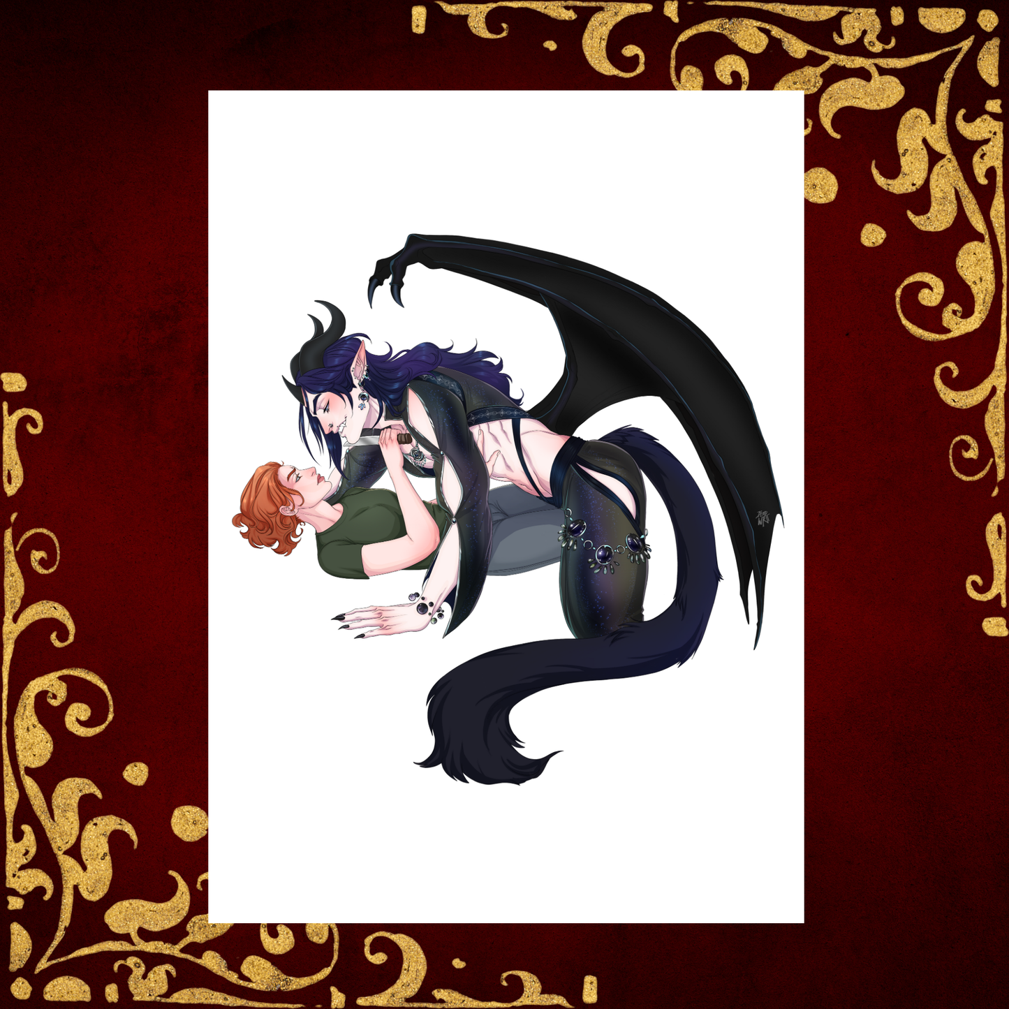 Pelleas & Cedar couple art