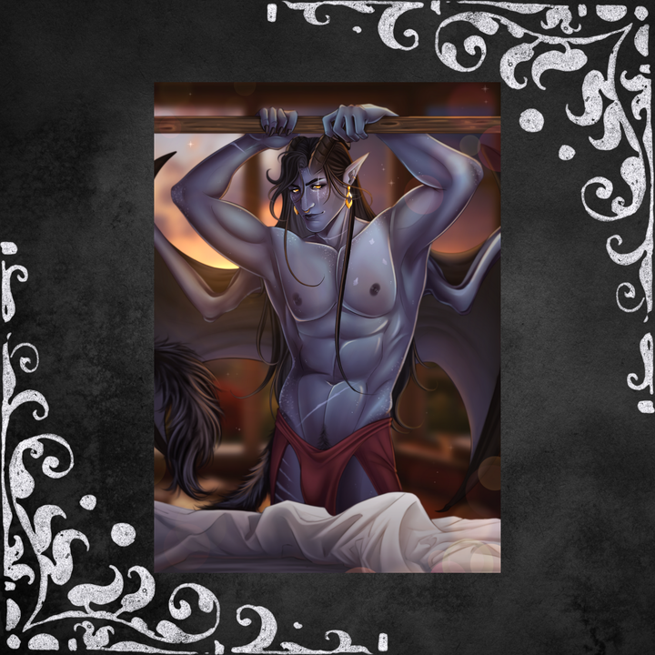 Saker art print