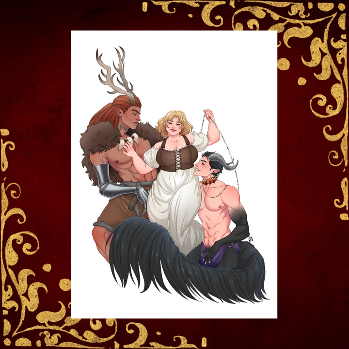 Nuada, Keilain, & Lexi triad art